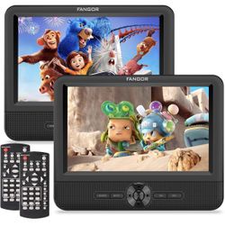 FANGOR 7.5’’ Dual Car DVD Player, Portable DVD Player