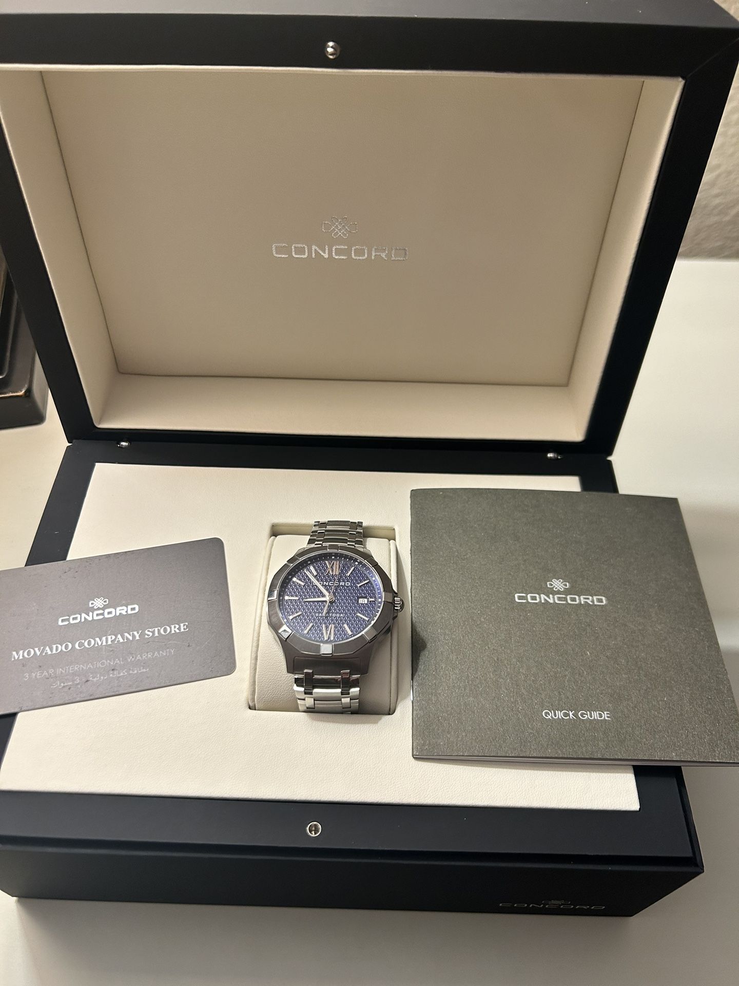 Concord Bennington Men's Swiss Luxury Quartz Watch 0320419