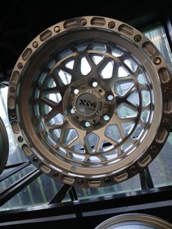 17x9 xm Rims 6 lug 6x139 6x5.5 On new tires 265 70 17