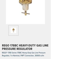 Heavy Duty Gas Line Pressure Regulator 