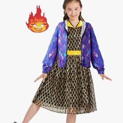Ember Elemental Halloween Costume 3pc