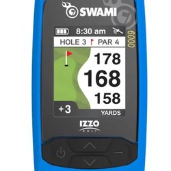 IZZO Golf Swami 6000 Handheld Golf GPS - Blue

