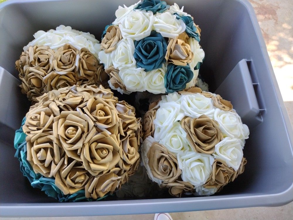 Floral Ball Arrangements 