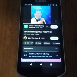 Unlocked Network Zebra Tc57 Mobile Computer Android Scanner Excellent Condition 
