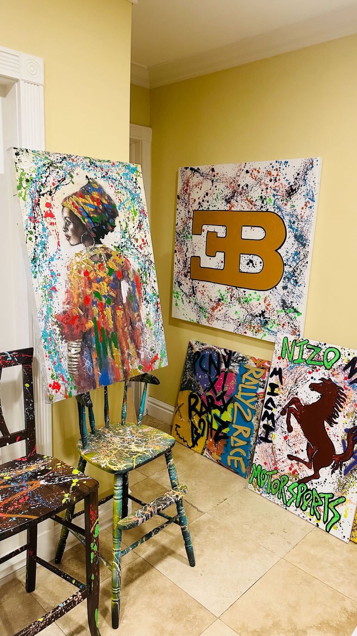 Bugatti Custom Painting + More!