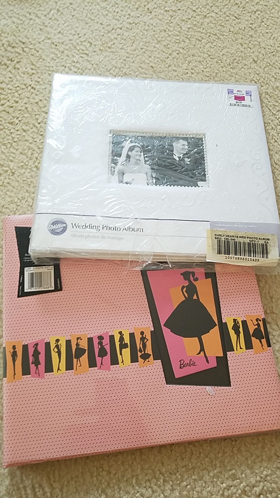 Wedding and Barbie scrapbook