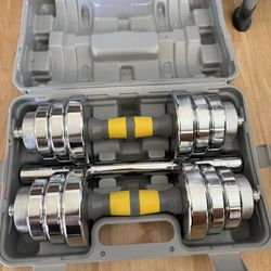 Dumb Bells Adjustable Weight 