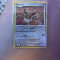 Eevee Pokemon card 