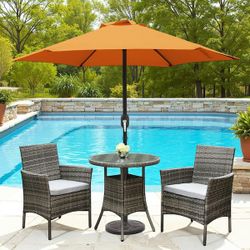 7.5 ft. Steel Crank Market Patio Umbrella In https://offerup.com/redirect/?o=T3JhbmdlLmdyZXkueWVsbG93LmdyZWVuLmJsdWU=
