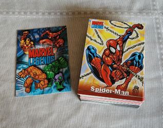 2001 Topps Marvel Legends Card Bundle