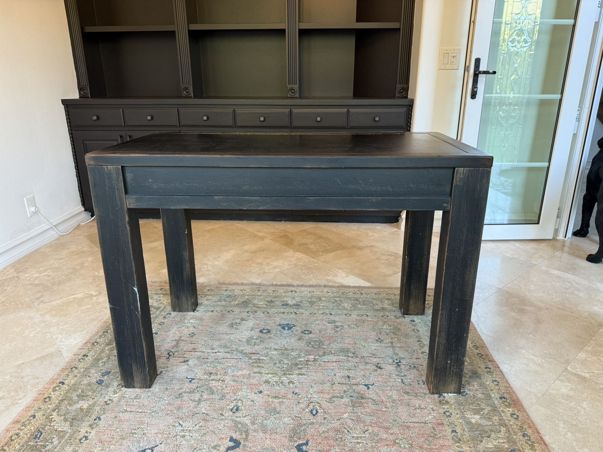 Black Desk Pottery Barn