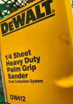 DeWalt & Black&Decker Palm Sanders