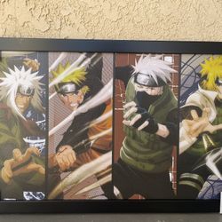 Framed Naruto Wall Decor