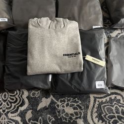 dark grey essential hoodie