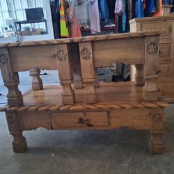 Lone Star Coffee Table And End Tables 