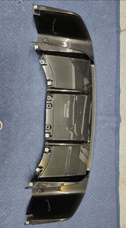AUDI R8 PLUS CARBON FIBER REAR DIFFUSER OEM 4S0807521D BUMPER LOWER SPOILER