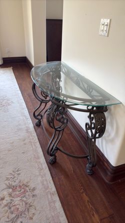 Glass Coffee table and side table
