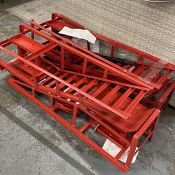 2 Pack Hydraulic Car Ramps for Oil Changes, 5T Heavy Duty Vehicle Ramps