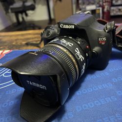 Canon EOS Rebel T5 DSLR Camera w/ Tamrom 17-50mm Lens & Canon 430EXII Speedlight Flash