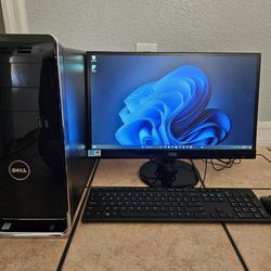 Dell Xps 8900 With A 21.5 AOC Display 