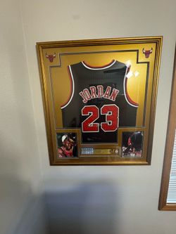 Framed Michael Jordan Jersey