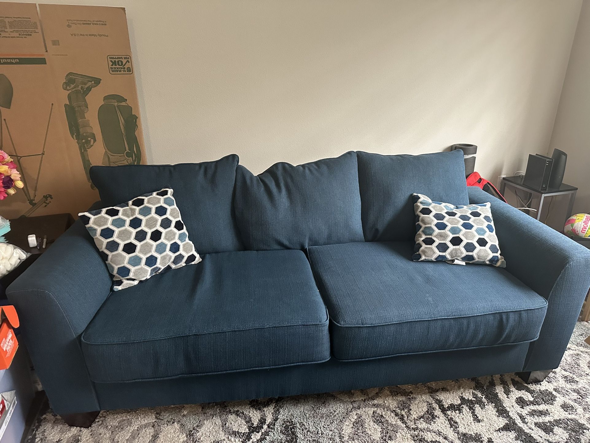 Sleeper Sofa With Pillows