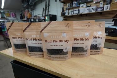 6oz Bocce’s Bakery Mud Pie Oh My Peanut Butter Training Dog Treats