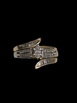 Diamond wedding set #31259