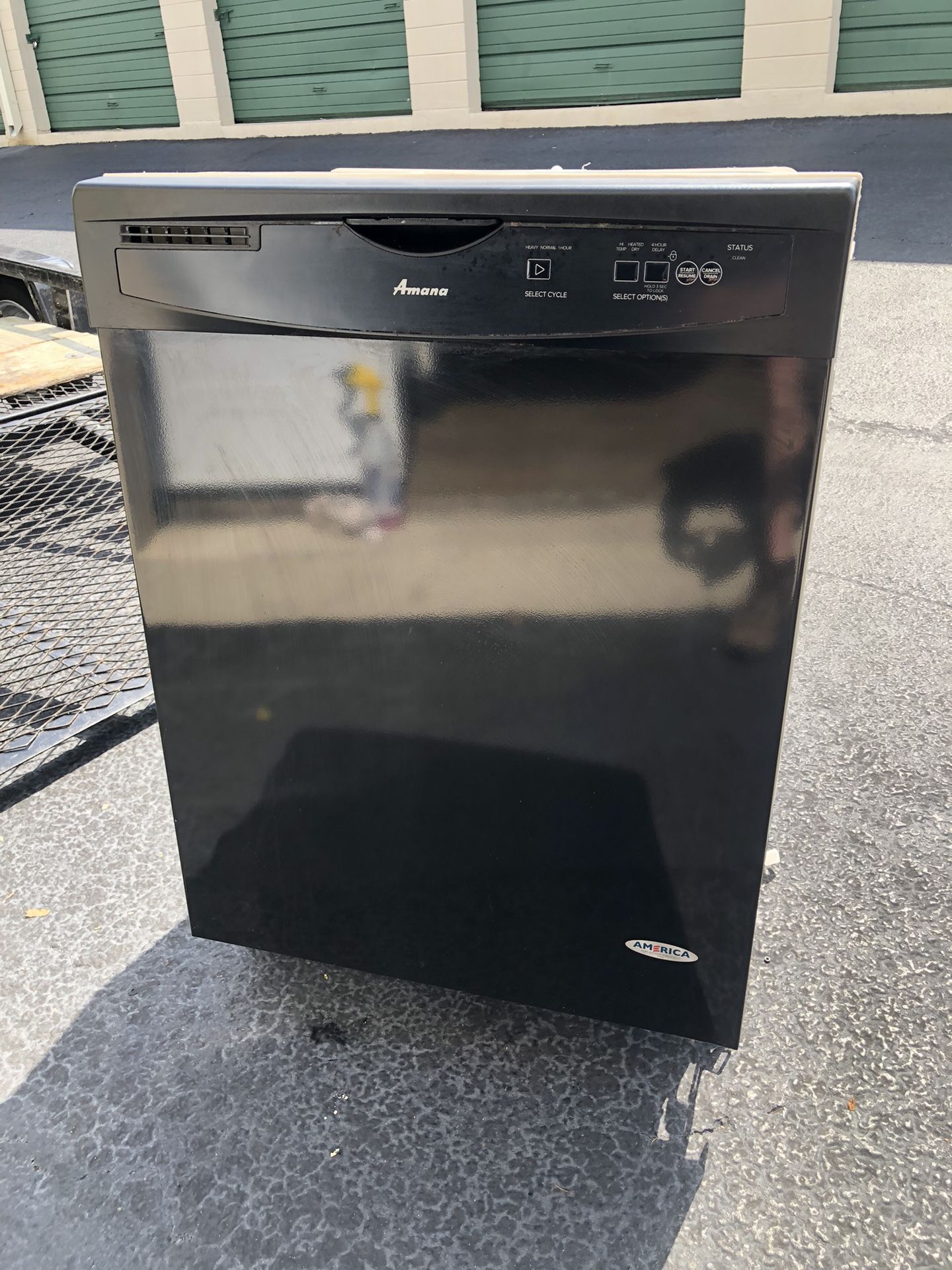 Amana Black Dishwasher 