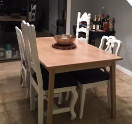 4 Mismatched, Handcrafted Chairs