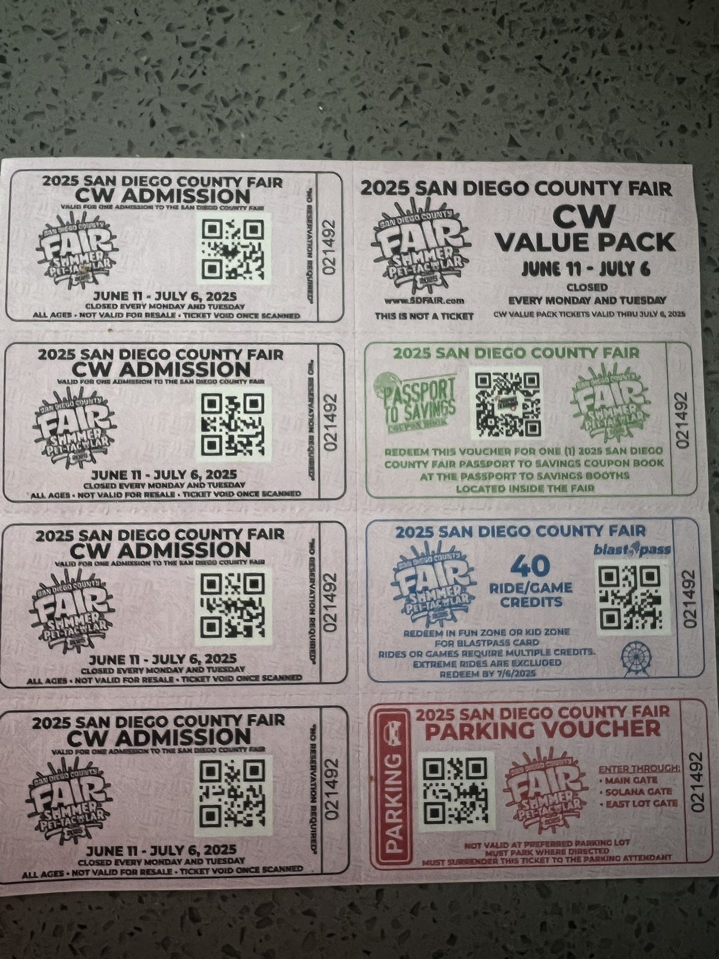 Fair Ticket Bundle
