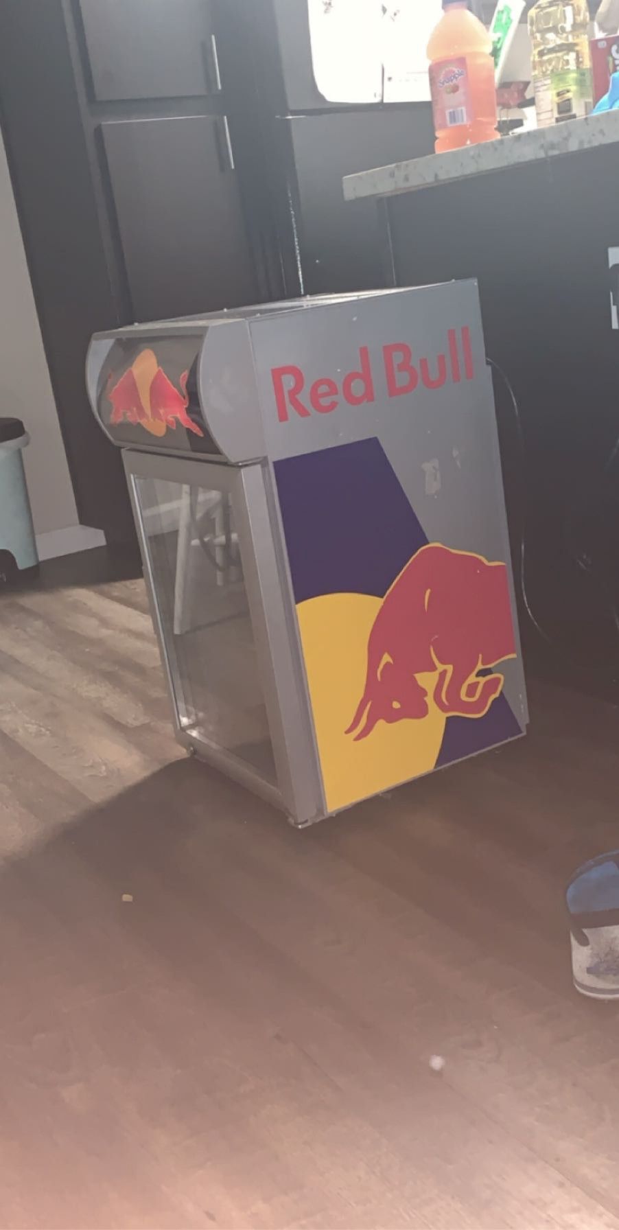 Red Bull mini fridge
