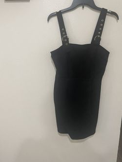 Black Overall Dress