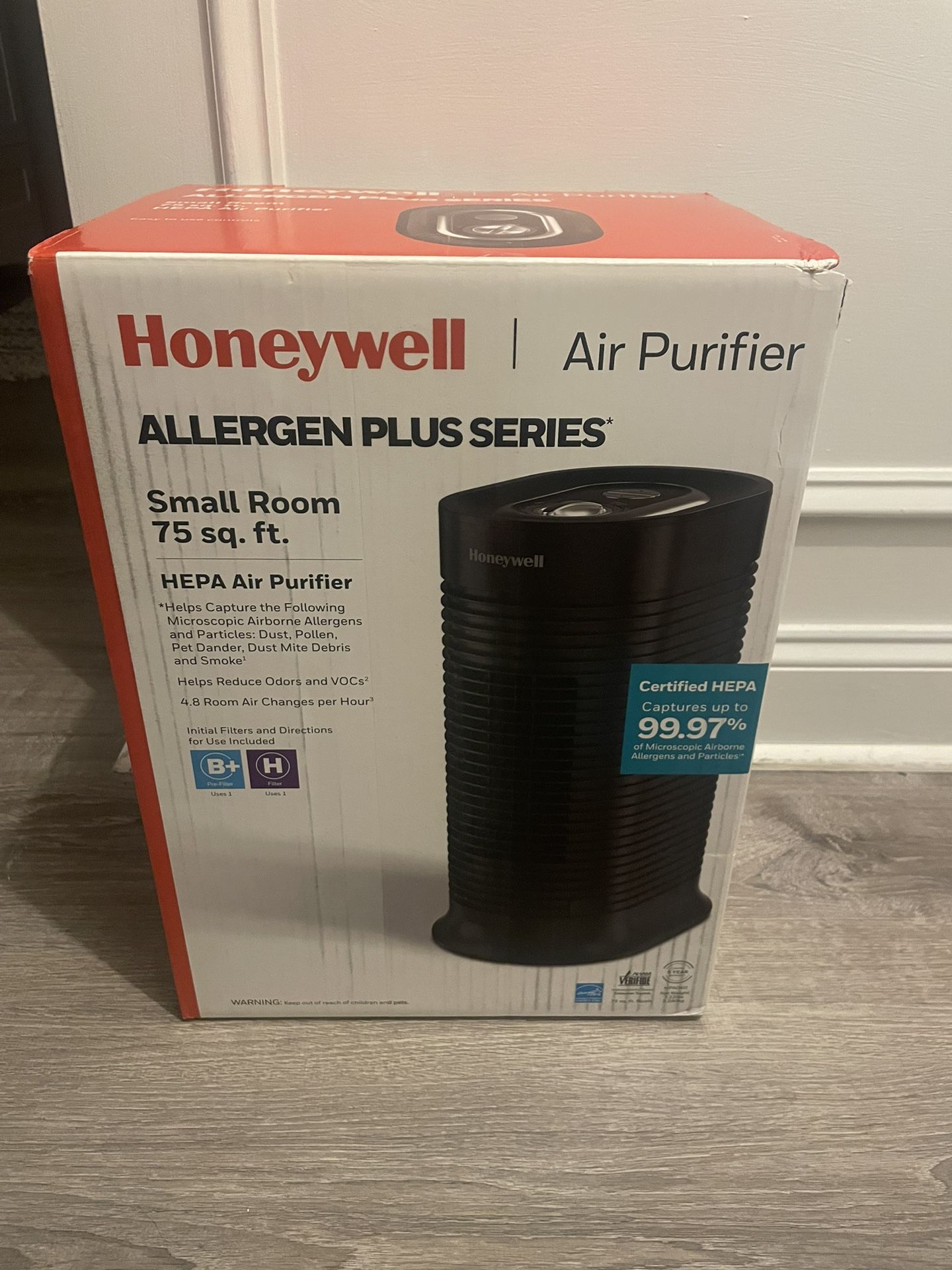 NEW in Box Honeywell AllergenPlus HEPA Tower Air Purifier - EPA Certified