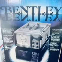 Vintage Bentley Portable  TV From The 80s. Still Boxed