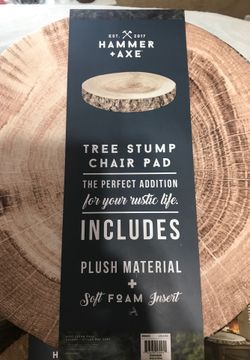 Tree stump chair pad sale