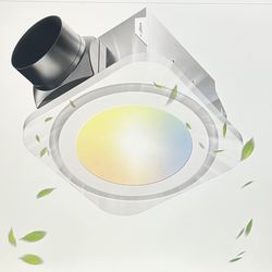 Amico bathroom exhaust fan with light