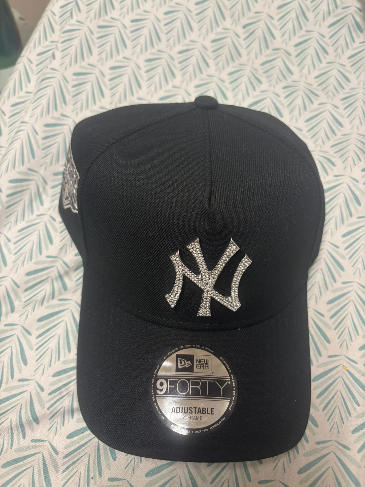 Brand New Yankees Hat With Rhinestone Embroidered 