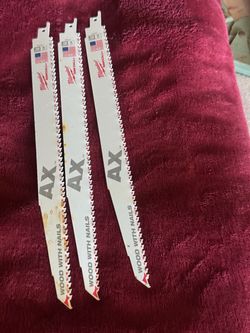 Milwaukee Sawzall AX Reciprocating Saw Blades (3)
