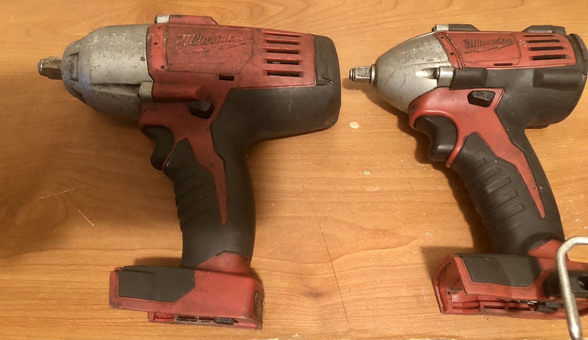 Milwaukee 1/2 +3/8 Impact 18 Volt Tools