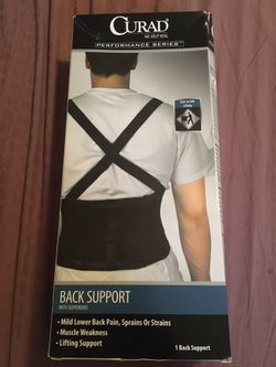 Back Brace Back Support With Suspenders