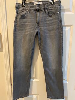 Calvin Kleins Mens gray jeans size 33