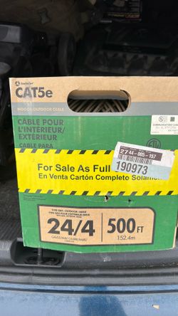Southwire CAT5e Outdoor Ethernet Cable – 500 ft Box