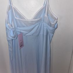 Wild Fable Light Blue Cami Slip Dress Ladies Size Medium NWT Cute Night Sleep