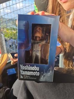 Dodgers Game Night Give Away Yoshinobu Yamamoto Bobble Head
