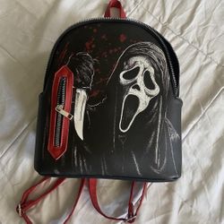 Black and red rare Ghostface official 25th anniversary backpack