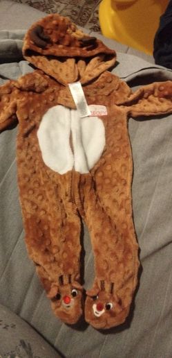 0-3 Rudolph Red Nose Reindeer PJ's