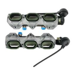 Left & Right Intake Manifolds For Audi S4 S5 A6 A7 Q5 V6 3.0 06E133109 06E133110