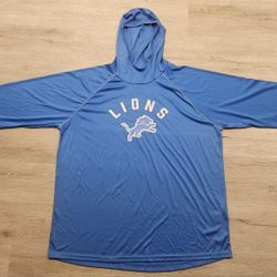 Detroit Lions Official NFL Men's 3x Long Sleeve Hoodie 