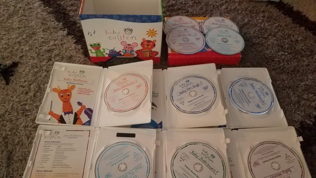 Baby Einstein 10 DVD box set.